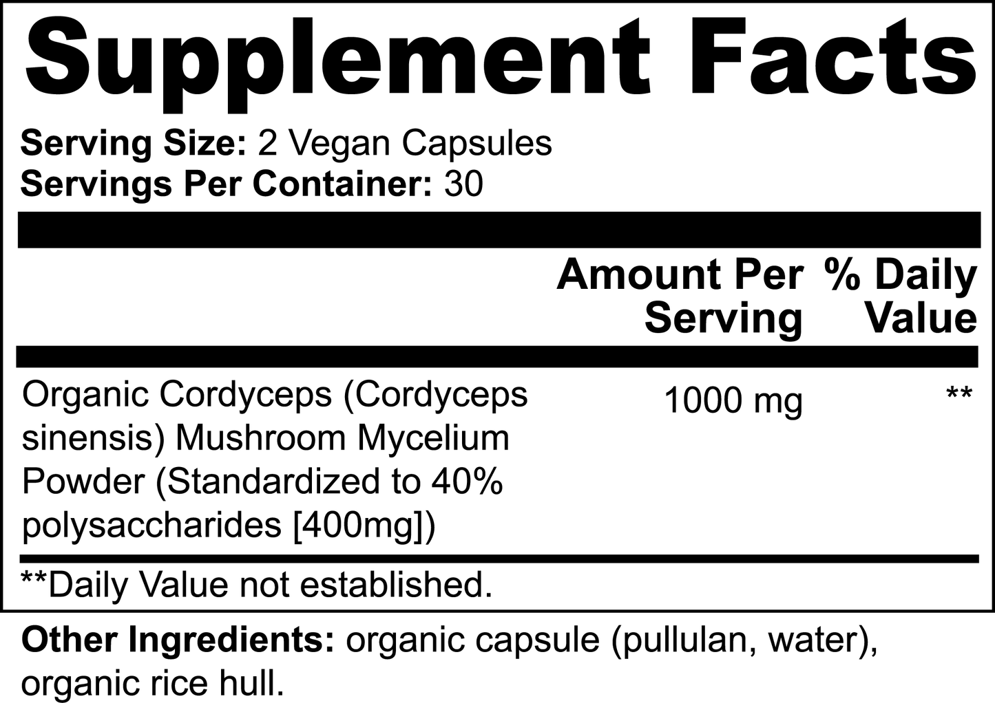 Flow - Cordyceps Mushroom
